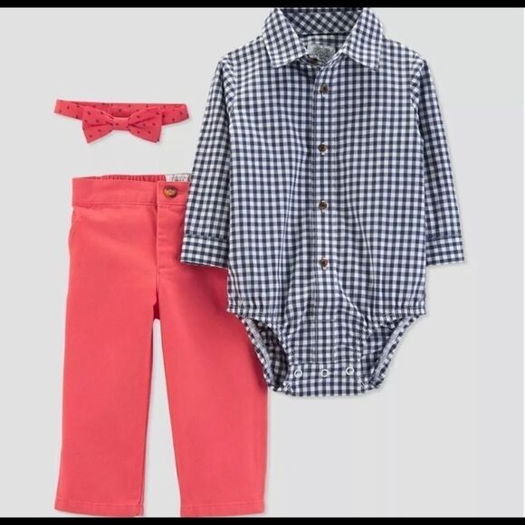 Just one you infant boy suspender outfit - Picture 7 of 8